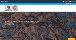 Desktop Screenshot of lakebalboanc.org